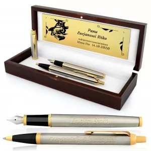pióro wieczne i długopis z grawerem na prezent 